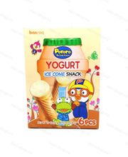 Печенье в виде рожка со вкусом йогурта Pororo, Корея, 54 гр.