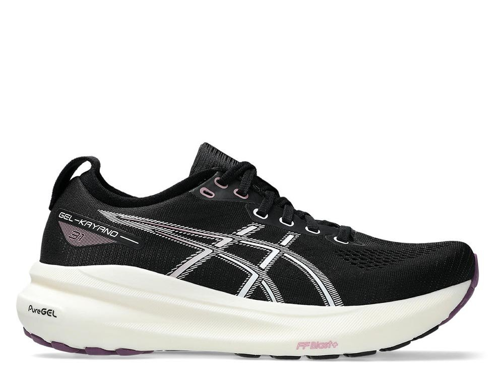 Кроссовки для бега женские Asics Kayano 31 Черно-Фиолетовые