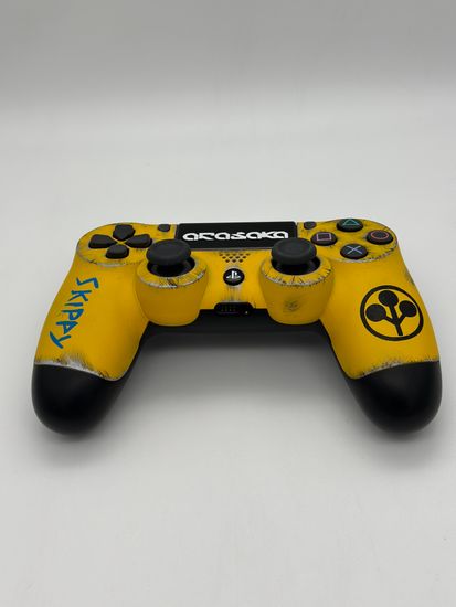 Геймпад Dualshock 4 - Cyberpunk 2077 Custom Edition #8 (Arasaka)