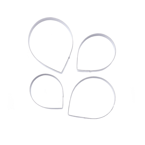 Набор форм для вырезания Лепестки розы 4 шт