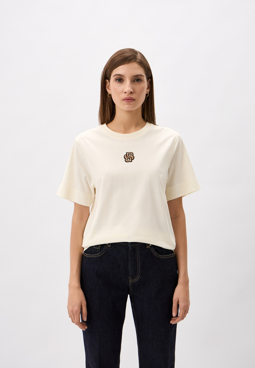 Футболка женская BOSS Elpha_placed1 10241525 01