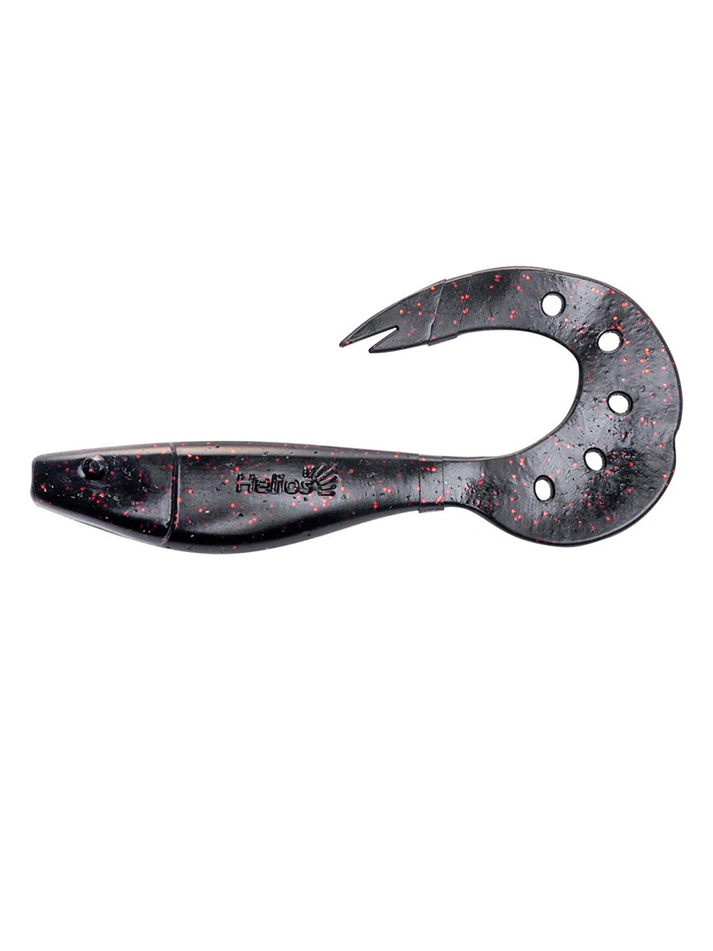 Твистер несъедобный Helios Kasandra 4"29/10,9см Lime 100шт. (HS-34-008-N)