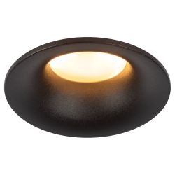 Светильник встраиваемый алюминиевый ЭРА KL96 BK под лампу MR16 GU5.3 черный