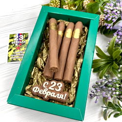 Шоколадный набор "23 февраля. Сигары"