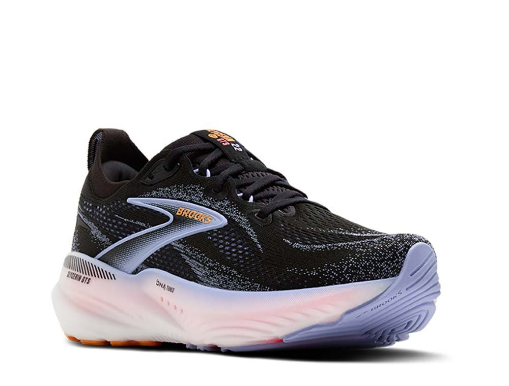 Кроссовки для бега женские Brooks Glycerin 22 GTS W Черно-Фиолетовые