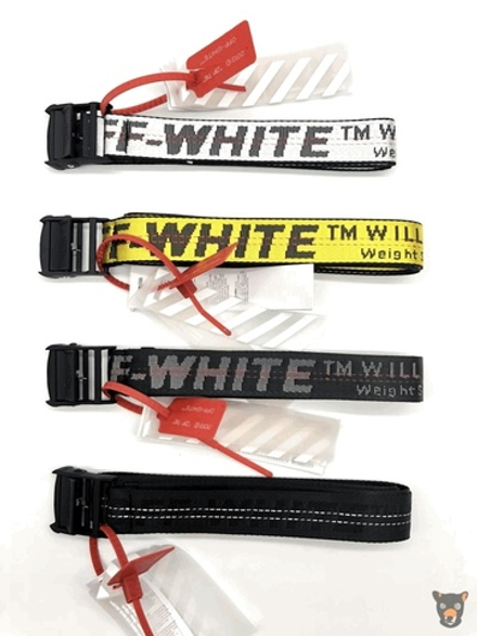 Ремень Off-White "Classic 2.0 Industrial" (черная пряжка)