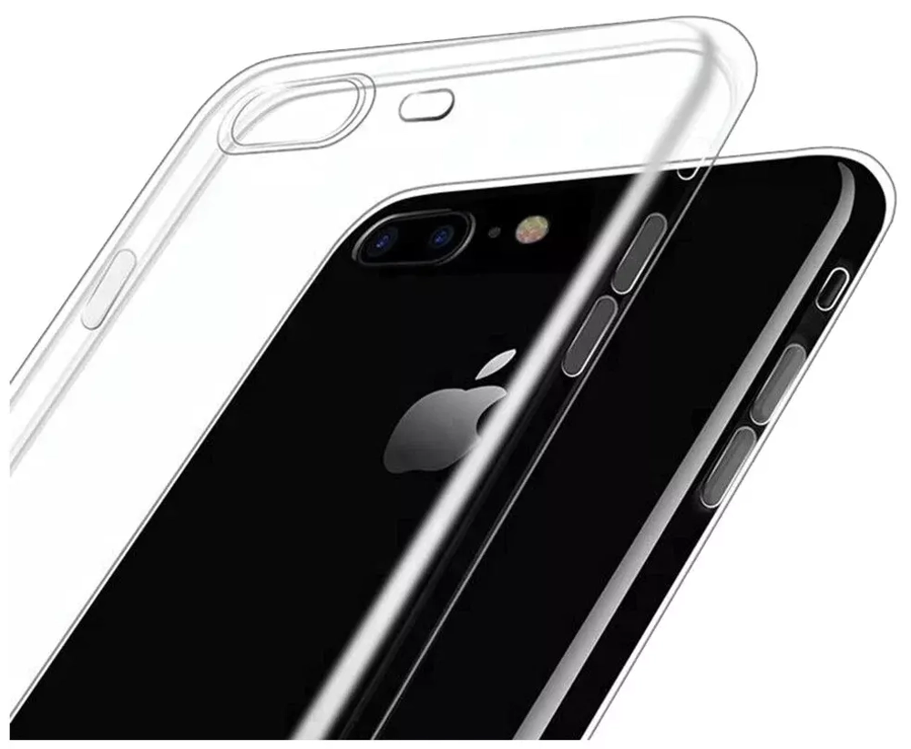 Чехол силиконовый для iPhone 7 Plus / 8 Plus прозрачный