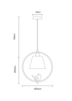 Светильник подвесной Arte Lamp Passero A4289SP-1WH