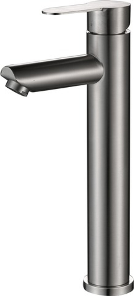 Смеситель для раковины высокий HAIBA HB11801 сталь