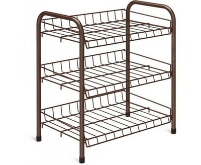 Nika Этажерка, 3 секц., Алюминий, 26х28х52 см