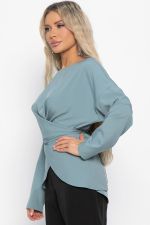 Блуза Леа (морская волна) Б14954-5М LT Collection
