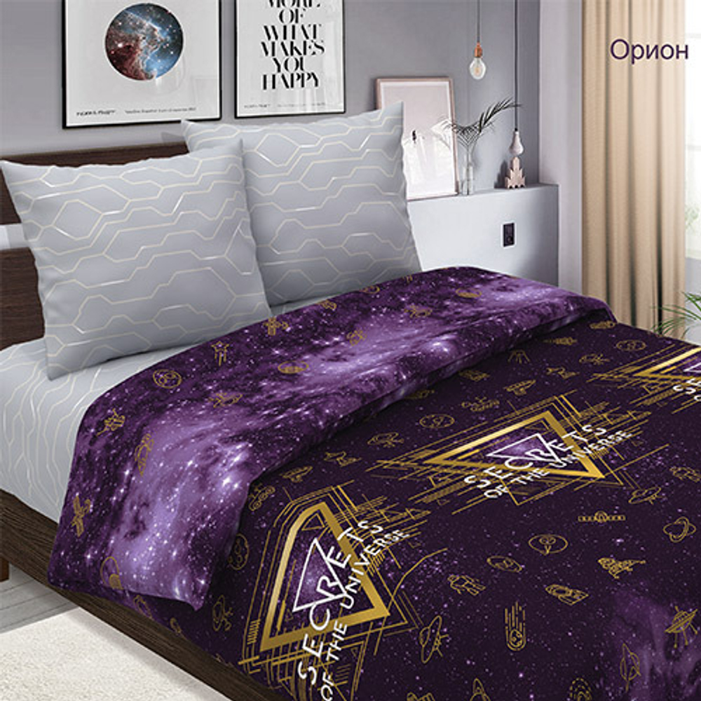 Комплект постельного белья Традиция 2,0 спальный, бязь, Орион