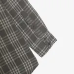 Рубашка Меч Plaid Flannel серо-белая