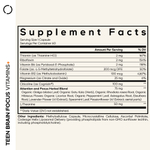 Codeage, Teen Brain Focus Vitamins +, 60 растительных капсул