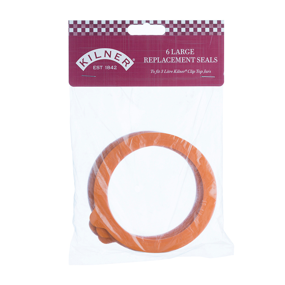 Набор из 6 резиновых подкладок для банок clip top 3 л