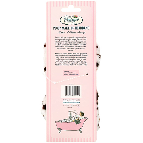 The Vintage Cosmetic Company, Повязка на голову для макияжа, Peggy, 1 шт.