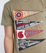 футболка pennant GUESS - хаки(M2RI04 K8FQ1)