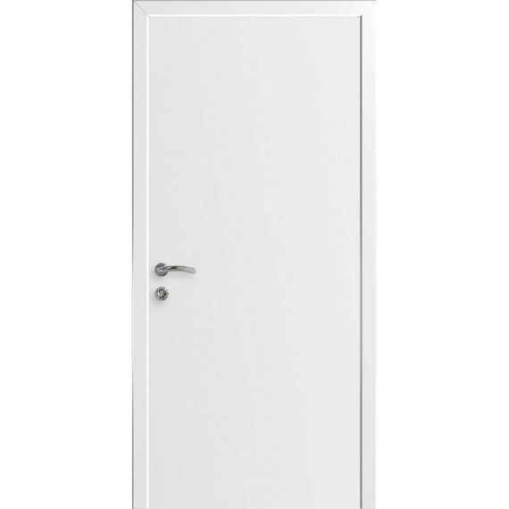 Фото гладкой пластиковой двери в белом цвете