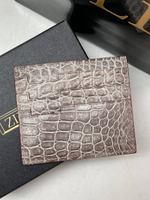 Картхолдер из кожи крокодила Zilli