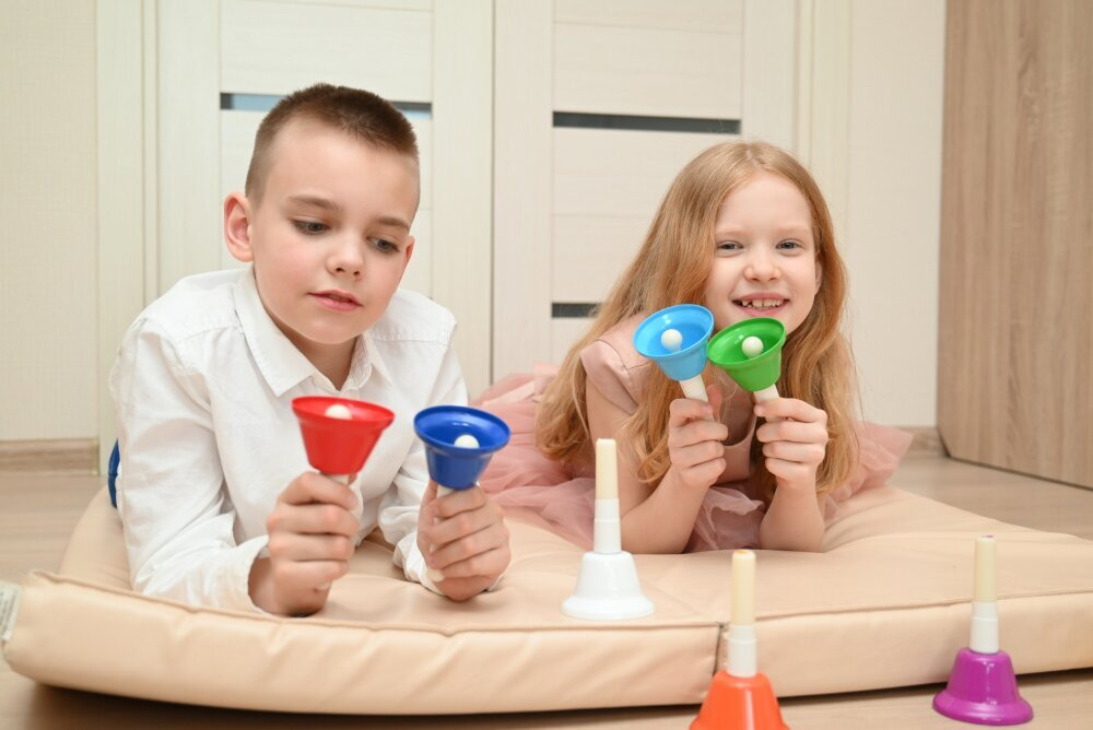 Музыкальная карусель из колокольчиков