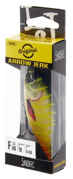 Воблер плавающий LJ ORIGINAL ARROW JERK 8 см, цвет 031