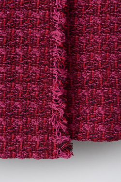 ZARA ЮБКА-ШОРТЫ С НЕОБРАБОТАННЫМ КРАЕМ, РОЗОВЫЙ