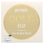 Petitfee, золото и эпидермальный фактор роста (EGF), патчи для глаз и от прыщей, 60 патчей для глаз и 30 патчей от прыщей