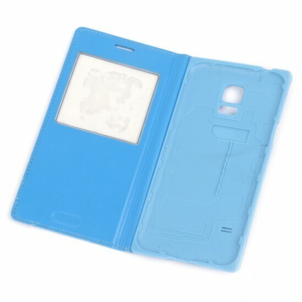 Задняя крышка-чехол Flip Cover для Samsung G800 Galaxy S5 mini, 006572 Белый