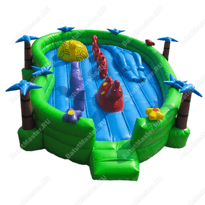 Коммерческий надувной батут "Водопой"