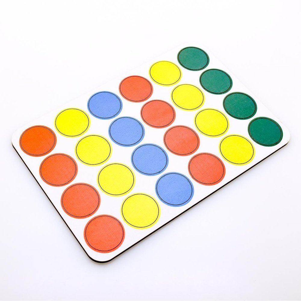 Весёлые кружочки павлин