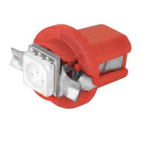 Светодиод 12 В 1,2 Вт с патроном красный 1 SMD конус Skyway ST8.5-1SMD-5050 R