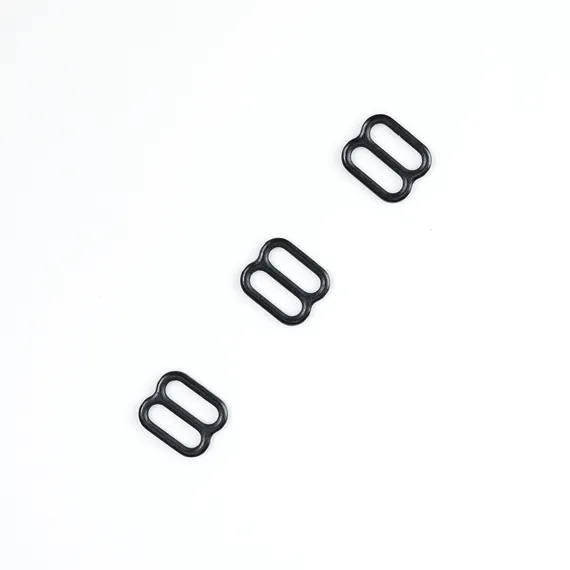 Регулятор для бретели черный матовый 10 мм, Arta-F