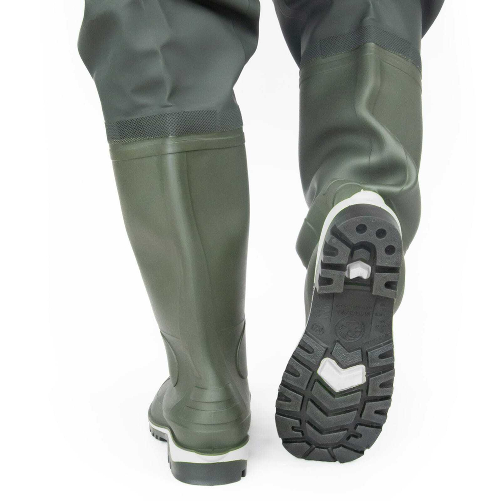 Полукомбинезон ПВХ (винитол) Kaury, Олива/белый/черный