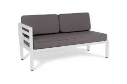 "Глория" модуль диванный правый, каркас из алюминия