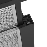 Кухонная вытяжка MAUNFELD Clyde 60 чёрное стекло