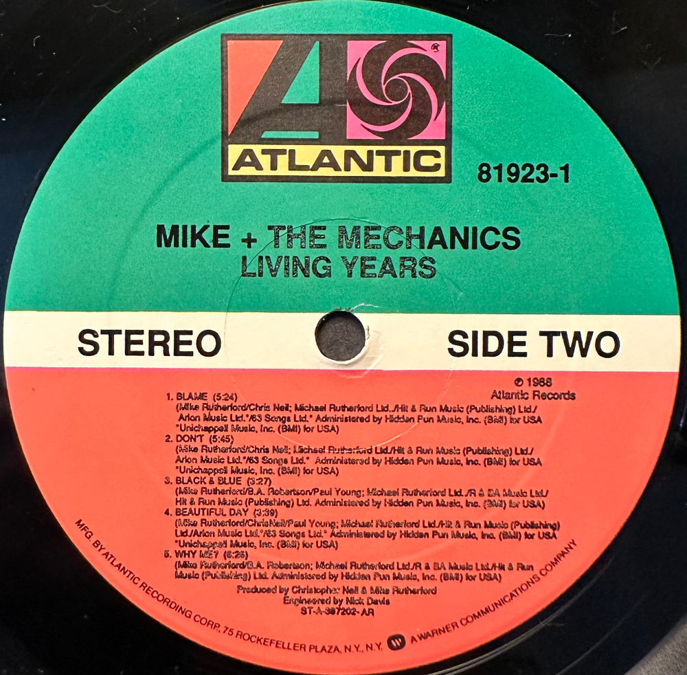 M1ke + The Mechan1c5- Living Years (США 1988г.)