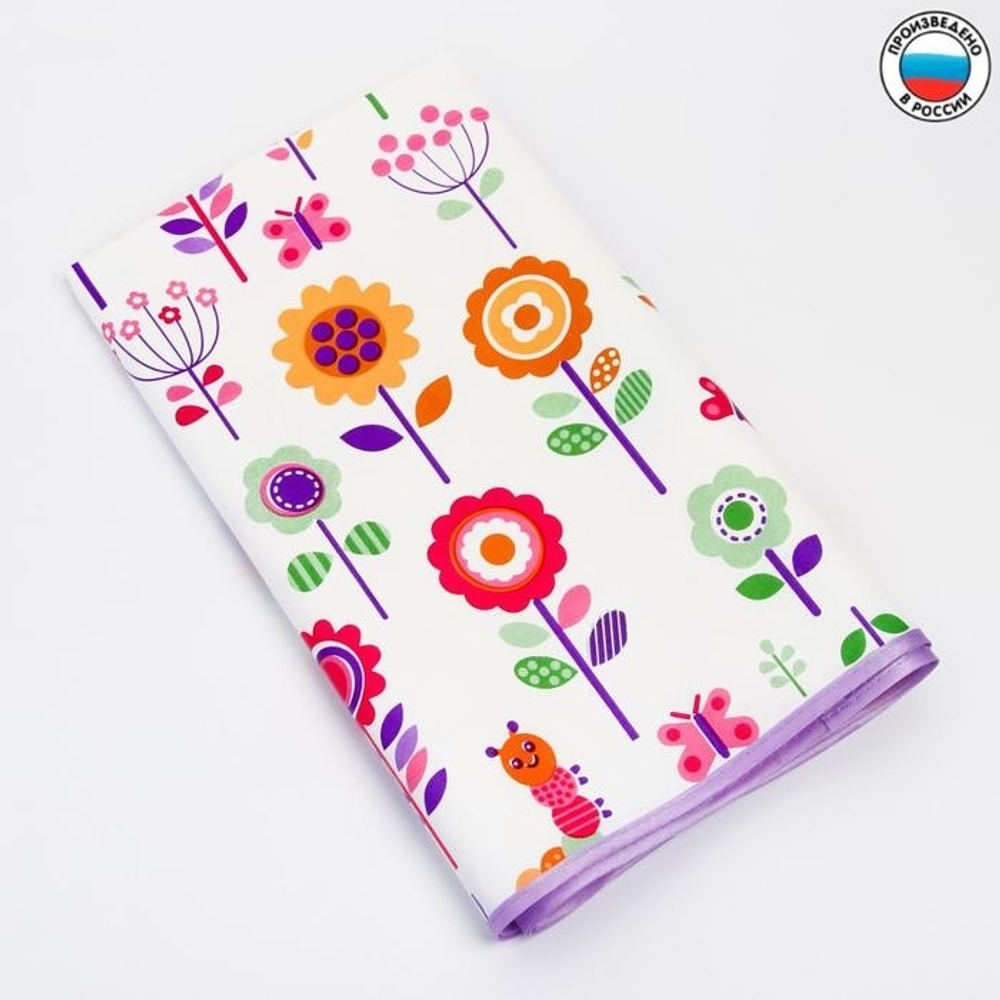 1066970 Клеёнка с ПВХ-покрытием, 70х100 см, цвета МИКС