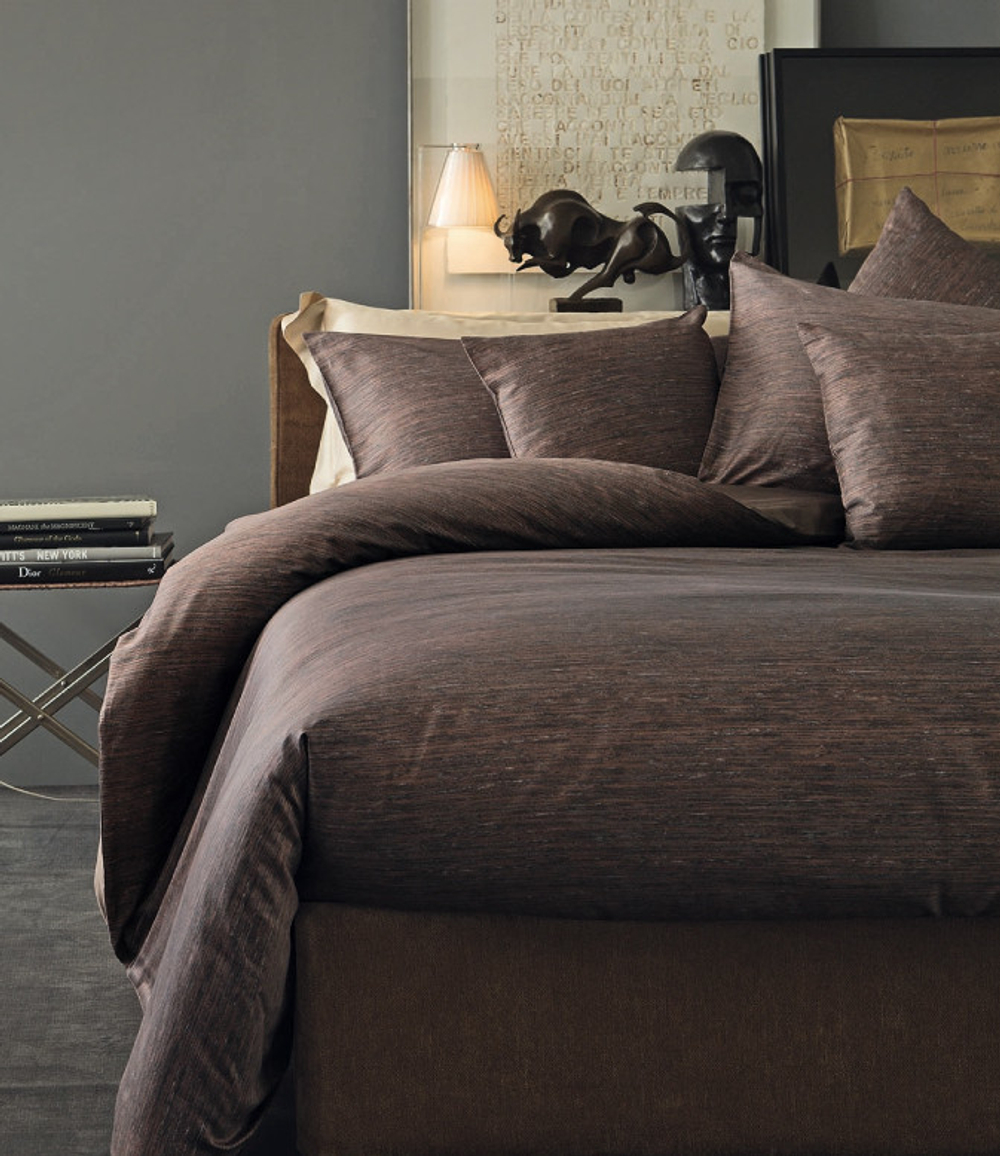 Постельное белье 2 спальное евро макси Svad Dondi Finiseta Noce коричневое