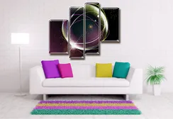 Модульная картина "Космический мяч"