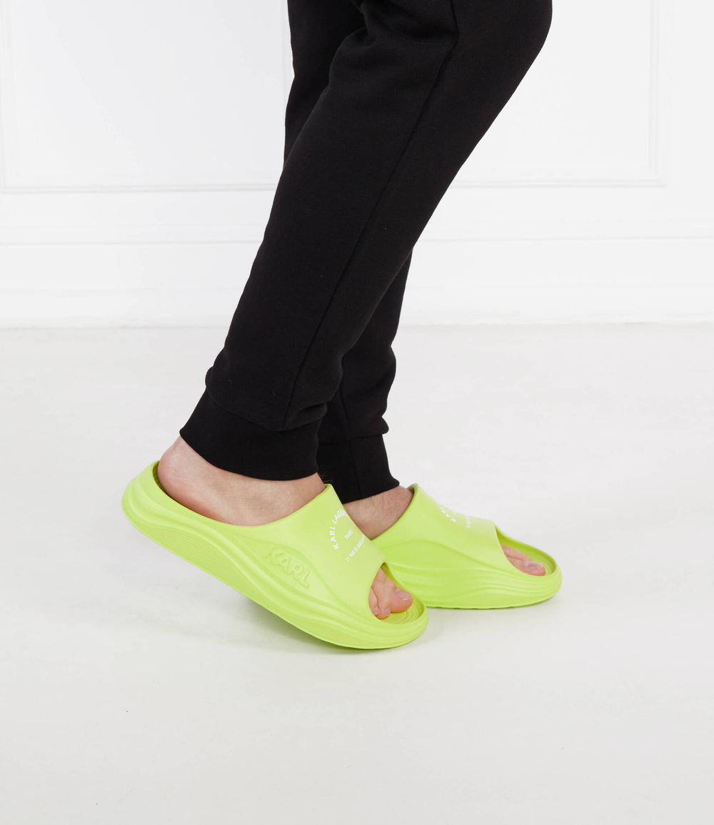 Шлепанцы SKOONA Maison Karl Karl Lagerfeld - лимонный(KL75008)