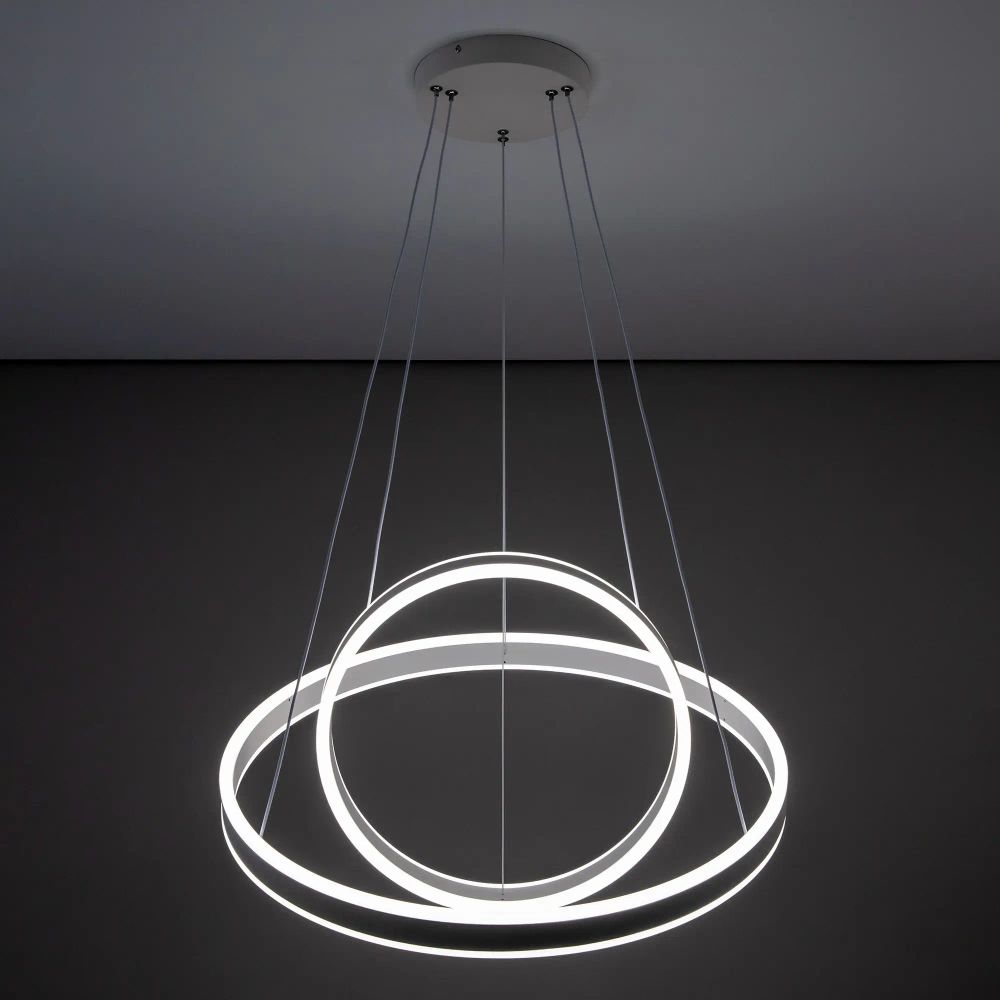 Citilux Дуэт CL719640 LED Люстра подвесная с пультом Белая