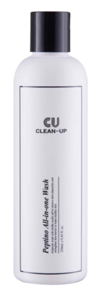 CU SKIN  УНИВЕРСАЛЬНАЯ ПЕНКА ДЛЯ УМЫВАНИЯ CUSKIN CLEAN-UP PEPTINO ALL-IN-ONE WASH 250 МЛ