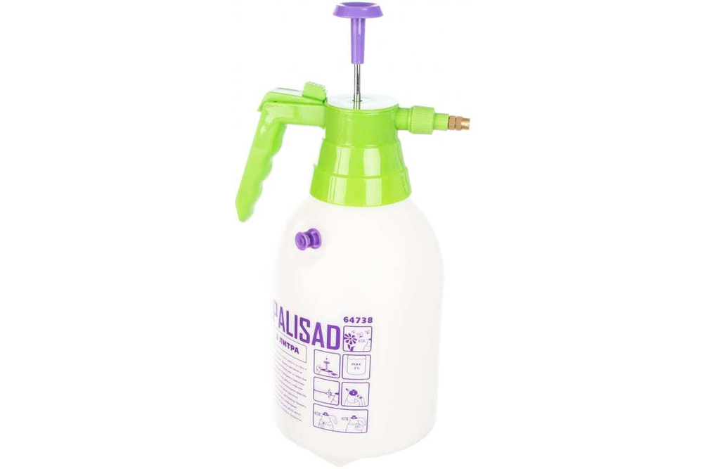 ОПРЫСКИВАТЕЛЬ PALISAD РУЧНОЙ С НАСОСОМ И КЛАПАНОМ СБРОСА ДАВЛЕНИЯ 2Л 64738