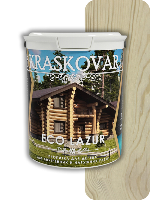 Пропитка для дерева Kraskovar Eco Lazur бесцветный