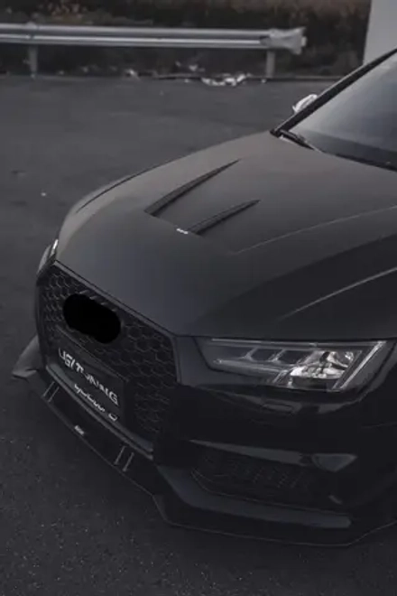 Карбоновый капот для AUDI RS4 & S4 & A4 S LINE & A4 & AVENT & ALL ROAD 2017-2021 B9 B9.5 Ауди