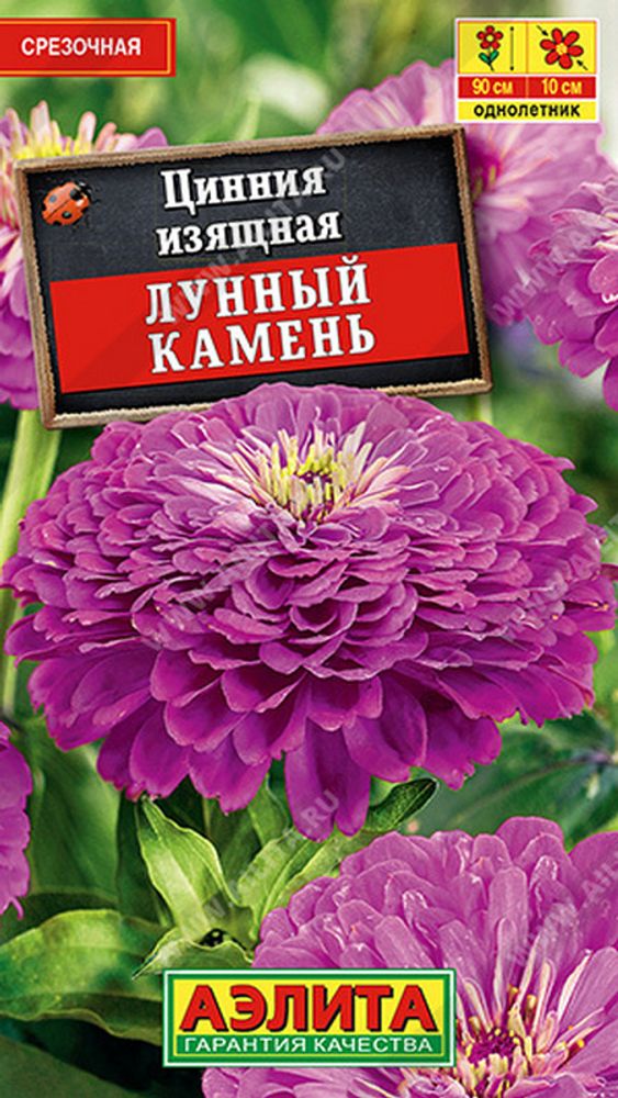 Цинния &quot;G. Лунный камень&quot; 0.3г., Россия.