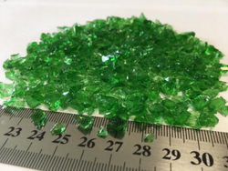 Стеклянная крошка цвет: зеленый