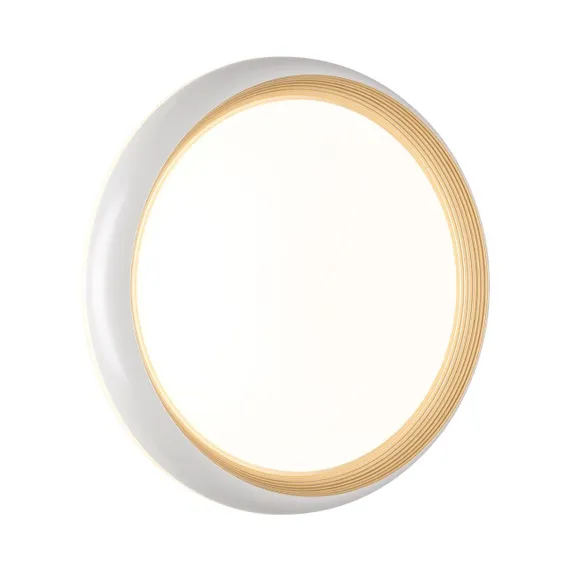7650/DL PALE SN 141 Светильник пластик/белый/золотой LED 48Вт 4000К D380 IP43 TOFIQ WHITE