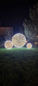 Светящийся шар, армированный композит