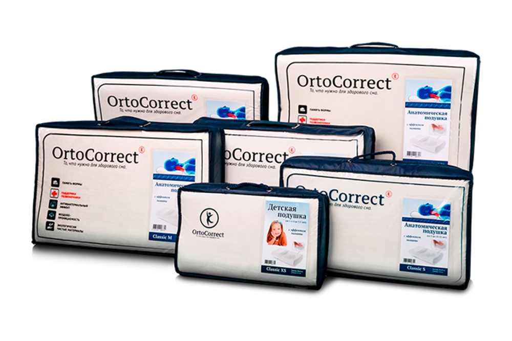 Ортопедическая подушка OrtoCorrect серии Classic M